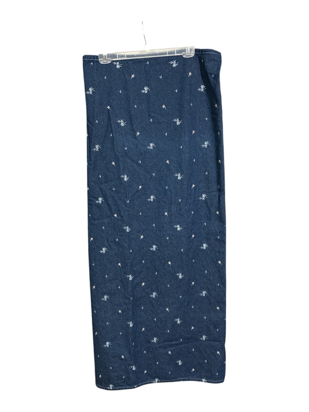 Embroidered Denim Style Tablecloth